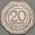 Германия Нюрнберг 20 пфеннигов 1921 Proof BRATWURSTGLOCKL (j05.19) арт. 19945