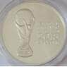 Россия 3 рубля 2018 UNC Серебро Чемпионат мира по футболу арт. 15082