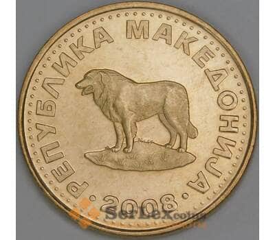 Македония 1 денар 2008 КМ2 UNC арт. 53430