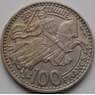 Монако монета 100 франков 1950 КМ133 VF арт. 7645