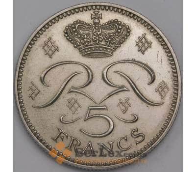 Монета Монако 5 франков 1971 КМ150 AU арт. 7646