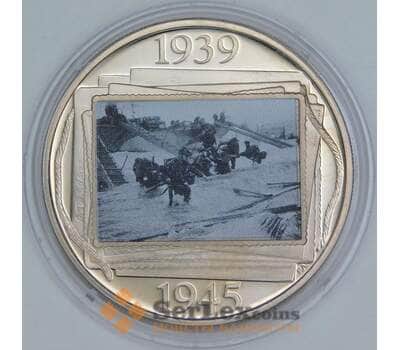 Гибралтар 1/2 кроны 2019 UC138 BU Высадка в Нормандии арт. 56419