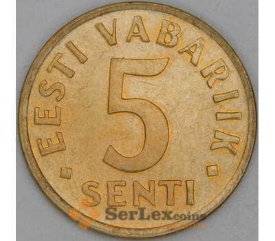 Эстония 5 сенти 1991 КМ21 UNC арт. 54540
