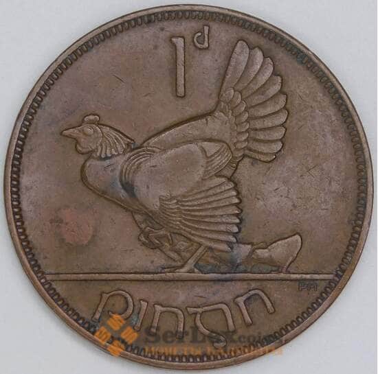 Ирландия 1 пенни 1937 КМ3 XF арт. 54958