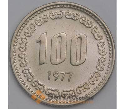 Южная Корея монета 100 вон 1977 КМ9 UNC арт. 41304