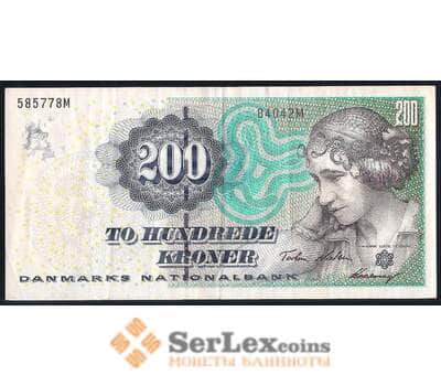 Дания банкнота 200 крон 2004 Р62 VF арт. 42649