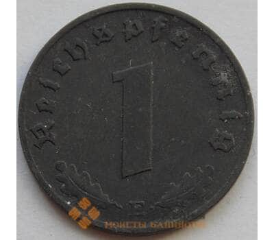 Монета Германия 1 пфенниг (рейхспфенниг) 1944 E КМ97 VF (J05.19) арт. 15023