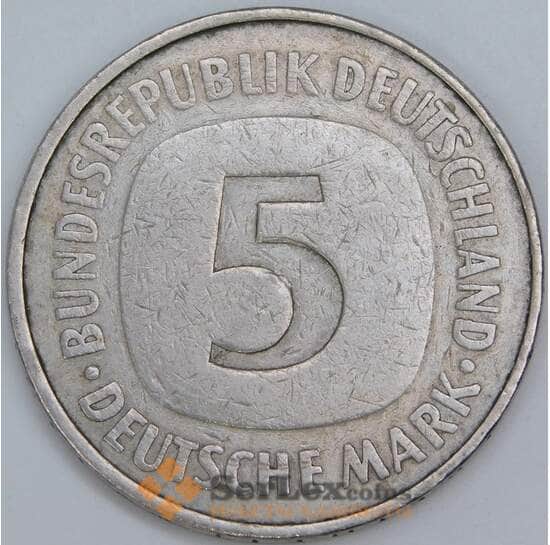 Германия 5 марок 1975 J КМ140.1 VF арт. 57267