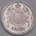 Монако монета 1 франк 1943 КМ120 aUNC арт. 43163