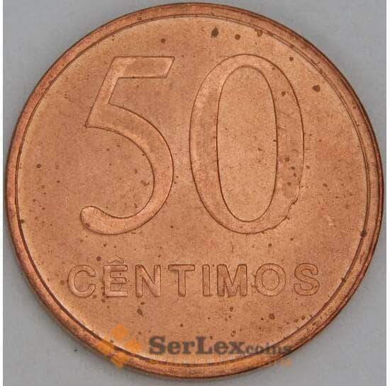 Ангола 50 сентаво 1999 КМ96 UNC арт. 54761 Ангола 50 сентаво 1999 КМ96 UNC арт. 54761