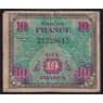 Франция банкнота 10 франков 1944 Р116 F арт. 41136