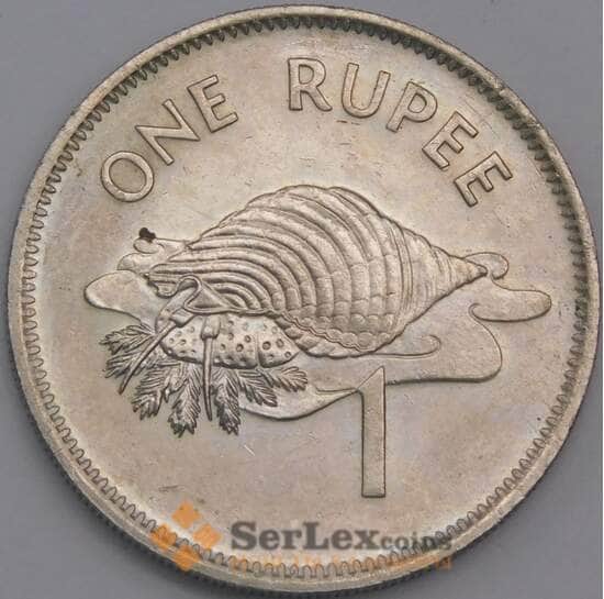 Сейшельские острова монета 1 рупия 1982 КМ50.1 aUNC арт. 42168