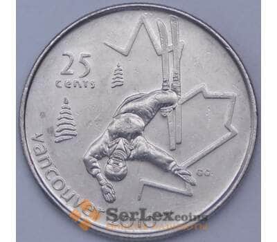 Монета Канада 25 центов 2008 КМ765 Ванкувер Фристайл XF арт. 23879