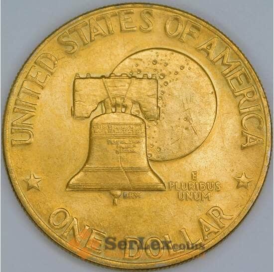 США Покрытие 1 доллар 1976 КМ206 aUNC Колокол  арт. 56713