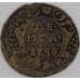 Россия Деньга 1738 F-VF арт. 53256
