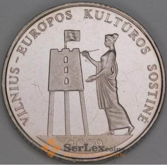 Литва 1 лит 2009 КМ162 aUNC Вильнюс Культурная столица  арт. 53358