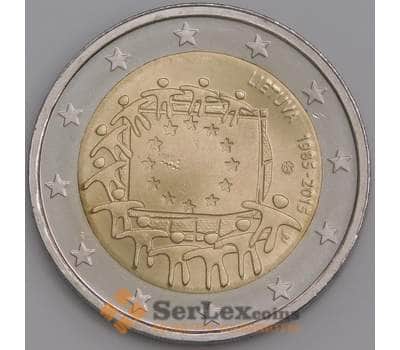 Литва монета 2 евро 2015 КМ100 UNC  арт. 45619