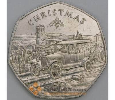 Мэн остров 50 пенсов 1983 КМ107 XF Рождество арт. 56340