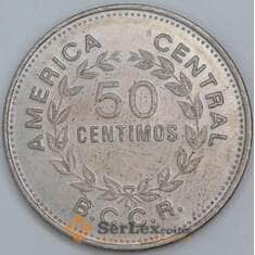 Коста-Рика 50 сентимо 1976 КМ189.3 aUNC арт. 57223
