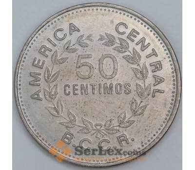 Коста-Рика 50 сентимо 1976 КМ189.3 aUNC арт. 57223