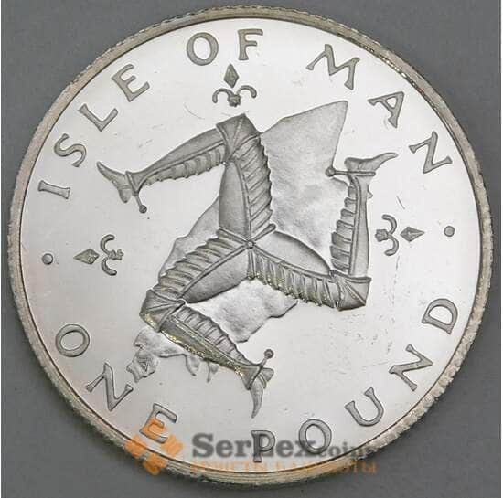 Мэн 1 фунт 1978 D КМ44а Proof арт. 56029