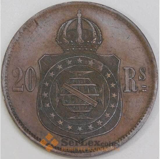 Бразилия 20 рейс 1868 КМ474 XF арт. 55023 Бразилия 20 рейс 1868 КМ474 XF арт. 55023