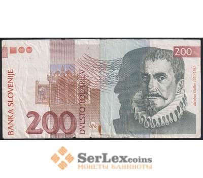 Словения банкнота 200 толаров 1992 Р15 F арт. 47884