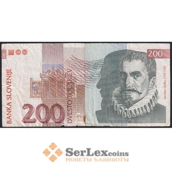 Словения банкнота 200 толаров 1992 Р15 F арт. 47884