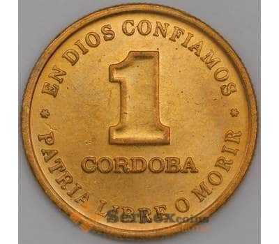 Никарагуа монета 1 кордоба 1987 aUNC арт. 44790