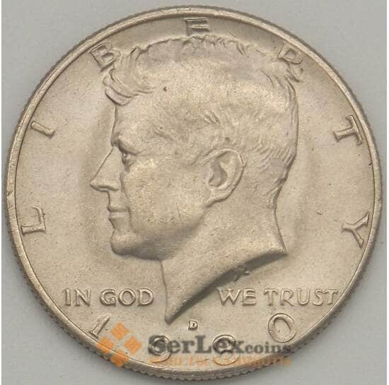 США 1/2 доллара 1980 D КМА202b aUNC арт. 17649