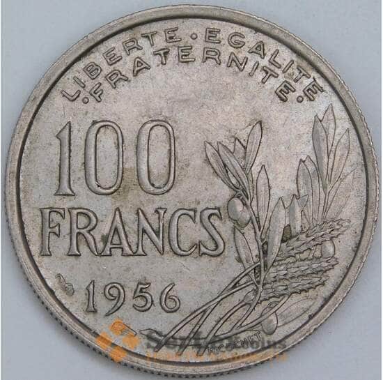 Франция 100 франков 1956 КМ919 XF арт. 38899