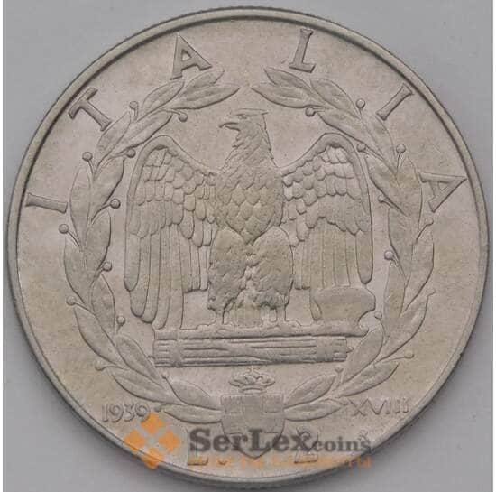 Италия 2 лиры 1939 КМ77а VF арт. 38360