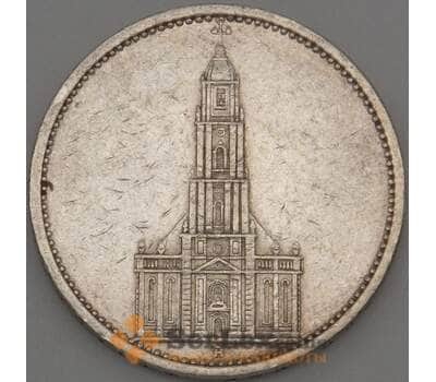 Монета Германия 5 марок (рейхсмарок) 1935 А КМ83 XF Серебро (n17.19) арт. 20023