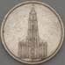 Монета Германия 5 марок (рейхсмарок) 1935 А КМ83 XF Серебро (n17.19) арт. 20023