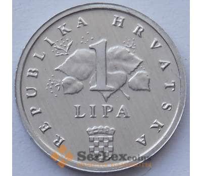 Монета Хорватия 1 липа 1993 КМ3 UNC (J05.19) арт. 15545
