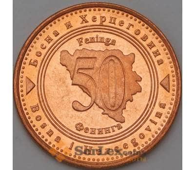 Монета Босния и Герцеговина 50 феннигов 1998 КМ117 aUNC арт. 22148