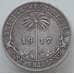 Монета Британская Западная Африка 1 шиллинг 1917 КМ12 VF Серебро арт. 14590