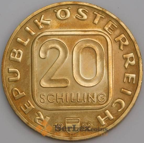 Австрия монета 20 шиллингов 1982 КМ2955 Proof 250 лет Йозеф Гайдн арт. 45708