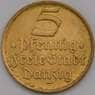 Данциг 5 пфеннигов 1932 КМ151 UNC арт. 36731