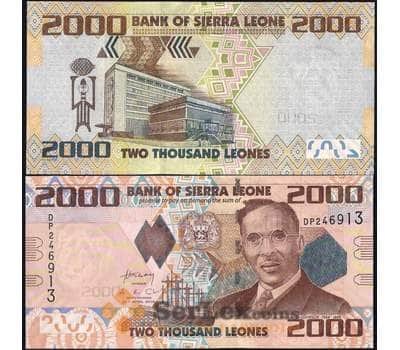 Банкнота Сьерра-Леоне 2000 Леоне 2010 UNC №26 арт. В00616