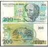 Бразилия банкнота 200 крузейро 1990 Р229 UNC  арт. В00670