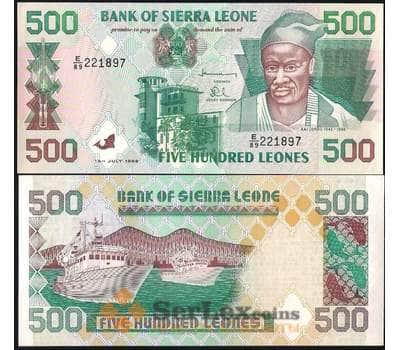 Банкнота Сьерра-Леоне 500 Леоне 1998 UNC №23 арт. В00697