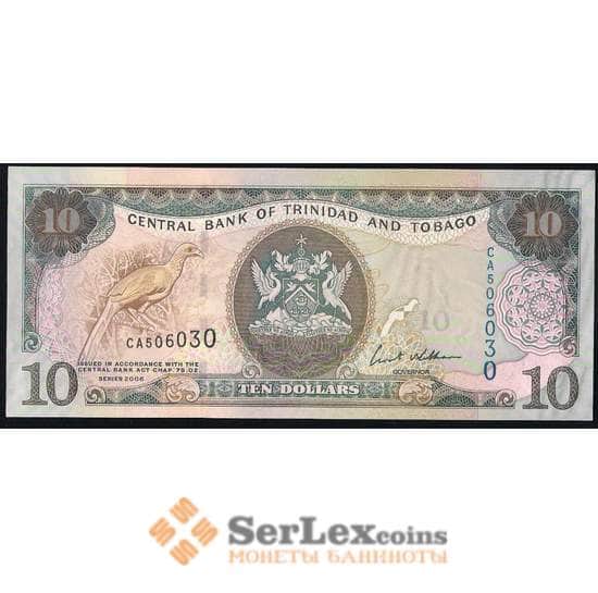 Тринидад и тобаго 10 долларов 2006 UNC №43 арт. В00665