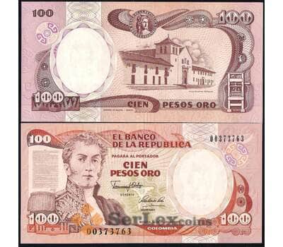 Банкнота Колумбия 100 песо 1991 UNC №426 арт. В00704