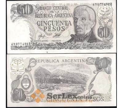 Банкнота Аргентина 50 Песо 1976-78 UNC №301 арт. В00709