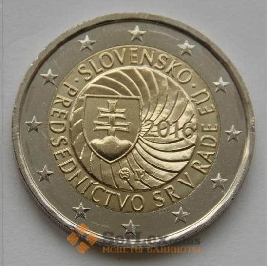 Словакия монета 2 евро 2016 КМ102 UNC арт. С02511