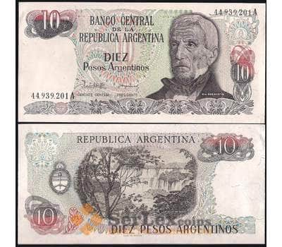 Банкнота Аргентина 10 Песо 1983-84 UNC №313 арт. В00810