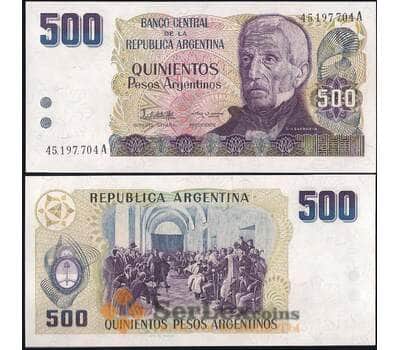 Банкнота Аргентина 500 Песо 1984 Р316 UNC  арт. В00814