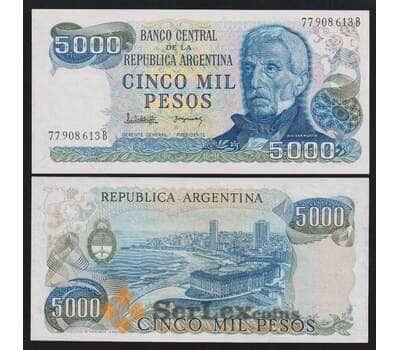 Банкнота Аргентина 5000 Песо 1977-83 UNC №305 арт. В00807