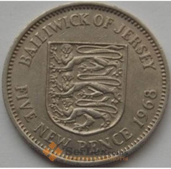 Джерси 5 пенсов 1968-1980 КМ32 арт. С03124